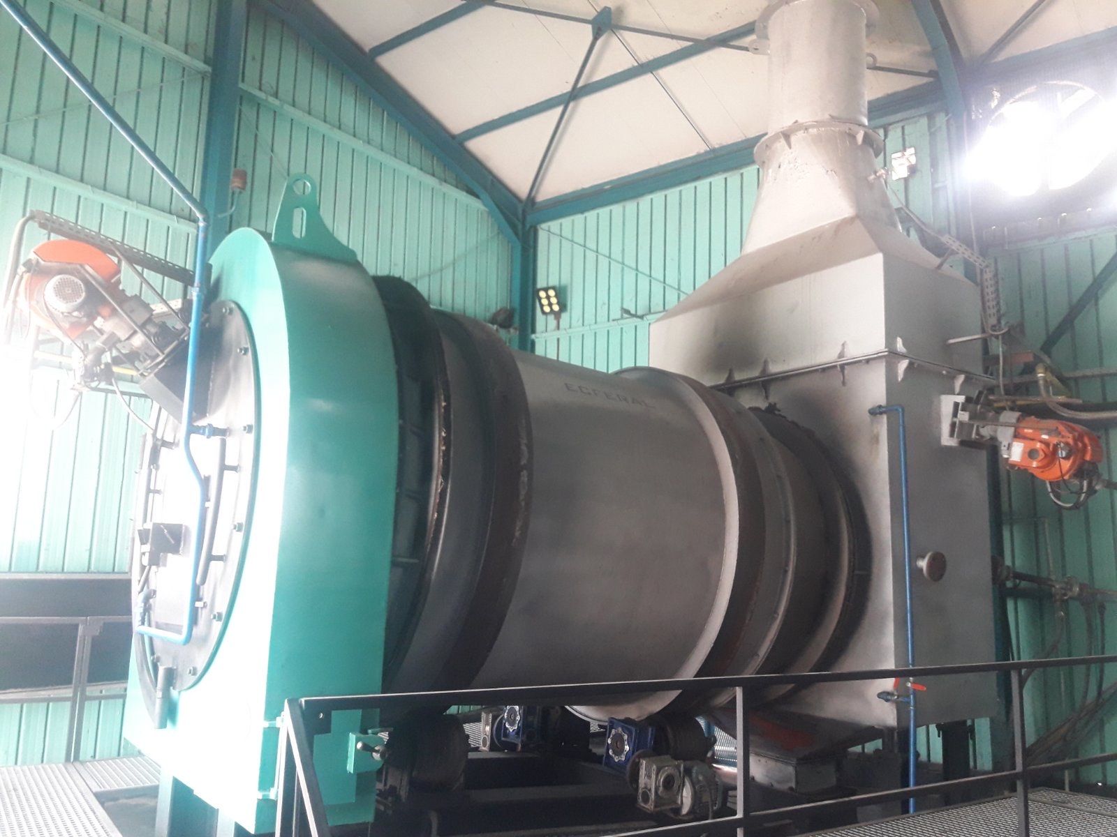 Manufacture of the 1st rotary kiln incinerator in Algeria.