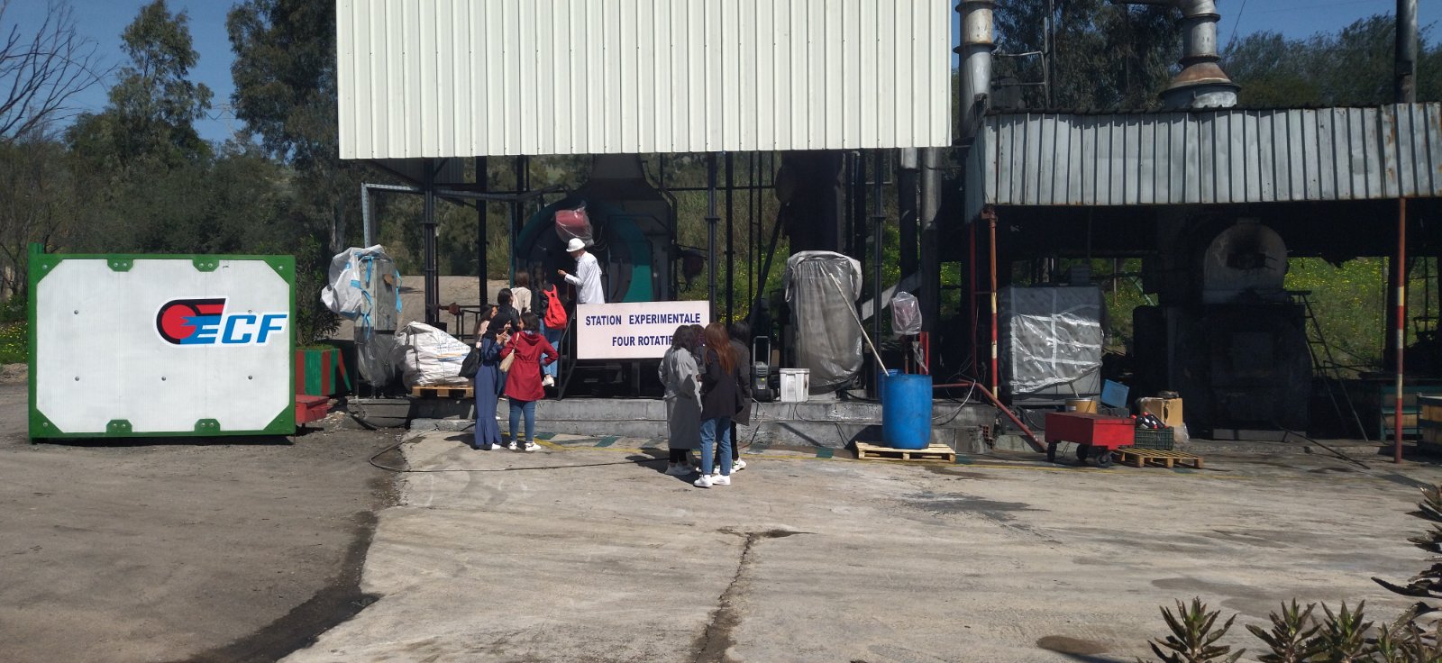 Students visit our waste treatment plant for environmental awareness