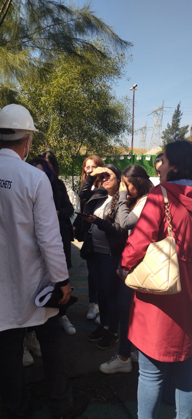 Students visit our waste treatment plant for environmental awareness