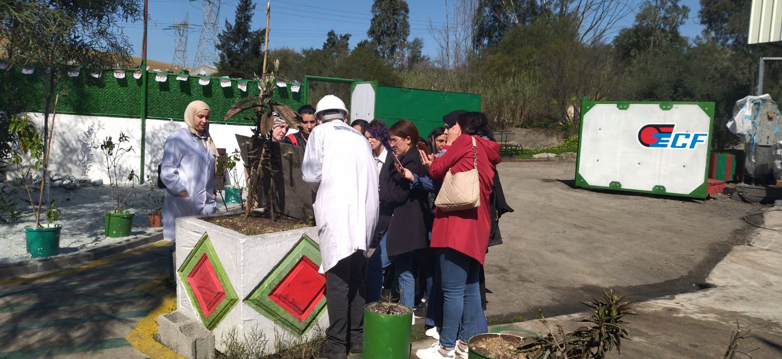 Students visit our waste treatment plant for environmental awareness