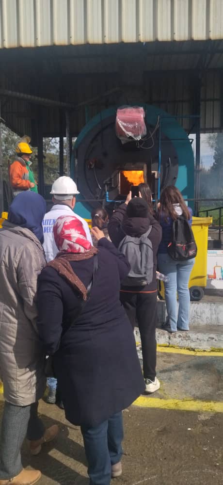 Students educated: waste treatment plant visit